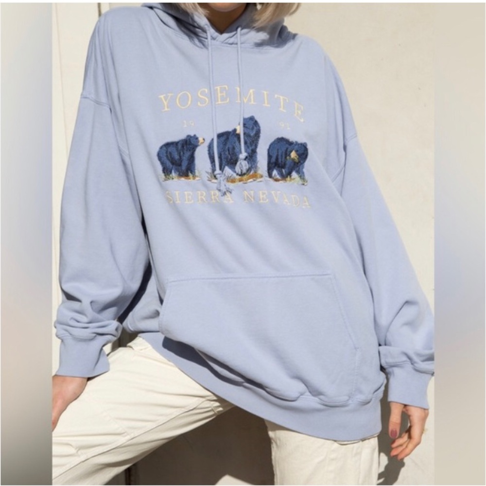Brandy Melville Yosemite Bears Oversized Hoodie